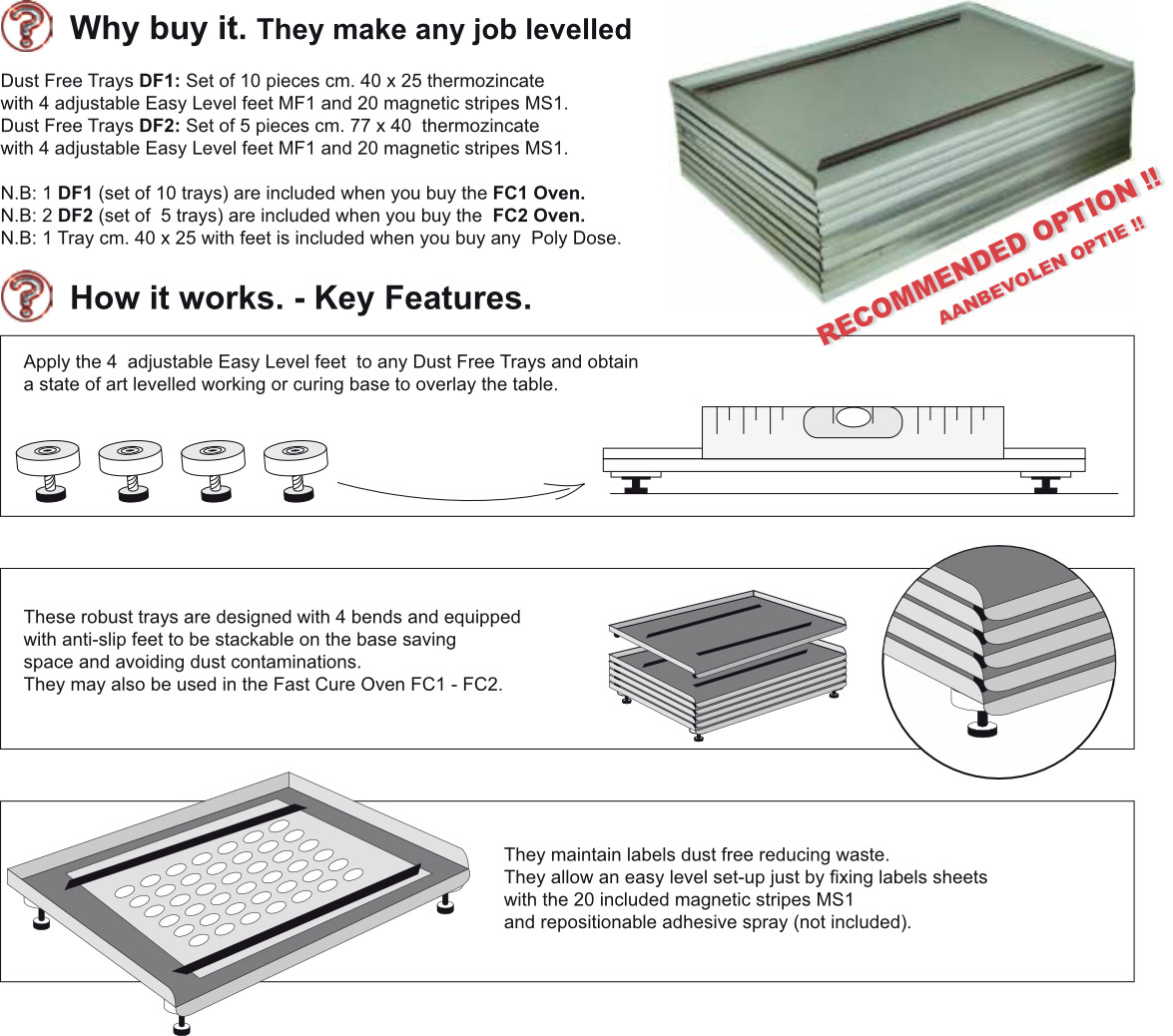 DF1 Dust Free Trays - Afbeelding 2